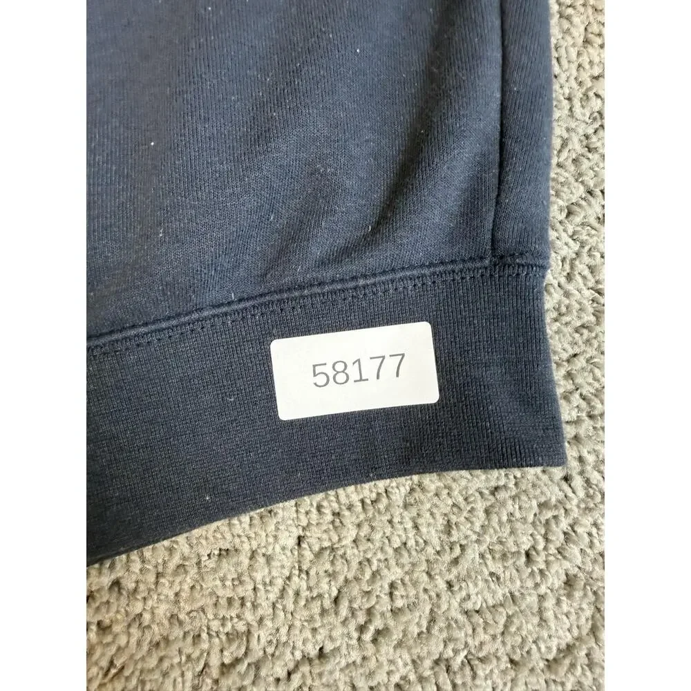 Carhartt Hoodie Mens M Relaxed Blue Full Zip Hooded Lined Fleece Pockets Logo